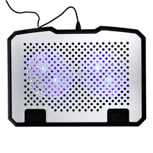 Охлаждающая подставка для ноутбука, радиатор для ноутбука, охлаждающий вентилятор для ноутбука с низким уровнем шума, Регулируемый угол наклона