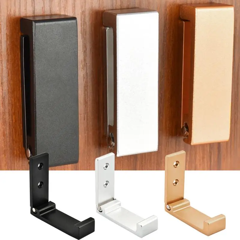 

Bag Collapsible Aluminium Alloy Hat hanger Conceal Rectangle Coat Wardrobe Robe hanging Hook clothes