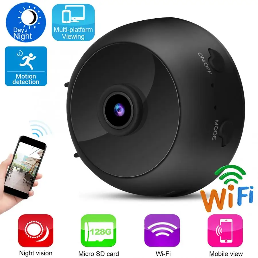 

1080P HD Wifi Wireless Mini Cam Camera APP Remote Control Cloud Storage Home Security Camera camaras 2019