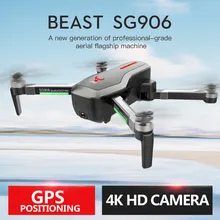 4K drone SG906 mini GPS FPV RC drones with camera hd Brushless Selfie Foldable X193 Quadcopter RTF VS F11 PRO rc helicopter ZLRC with an extra battery original zerotech dobby pocket selfie drone fpv with 4k hd camera gps mini rc quadcopter drone