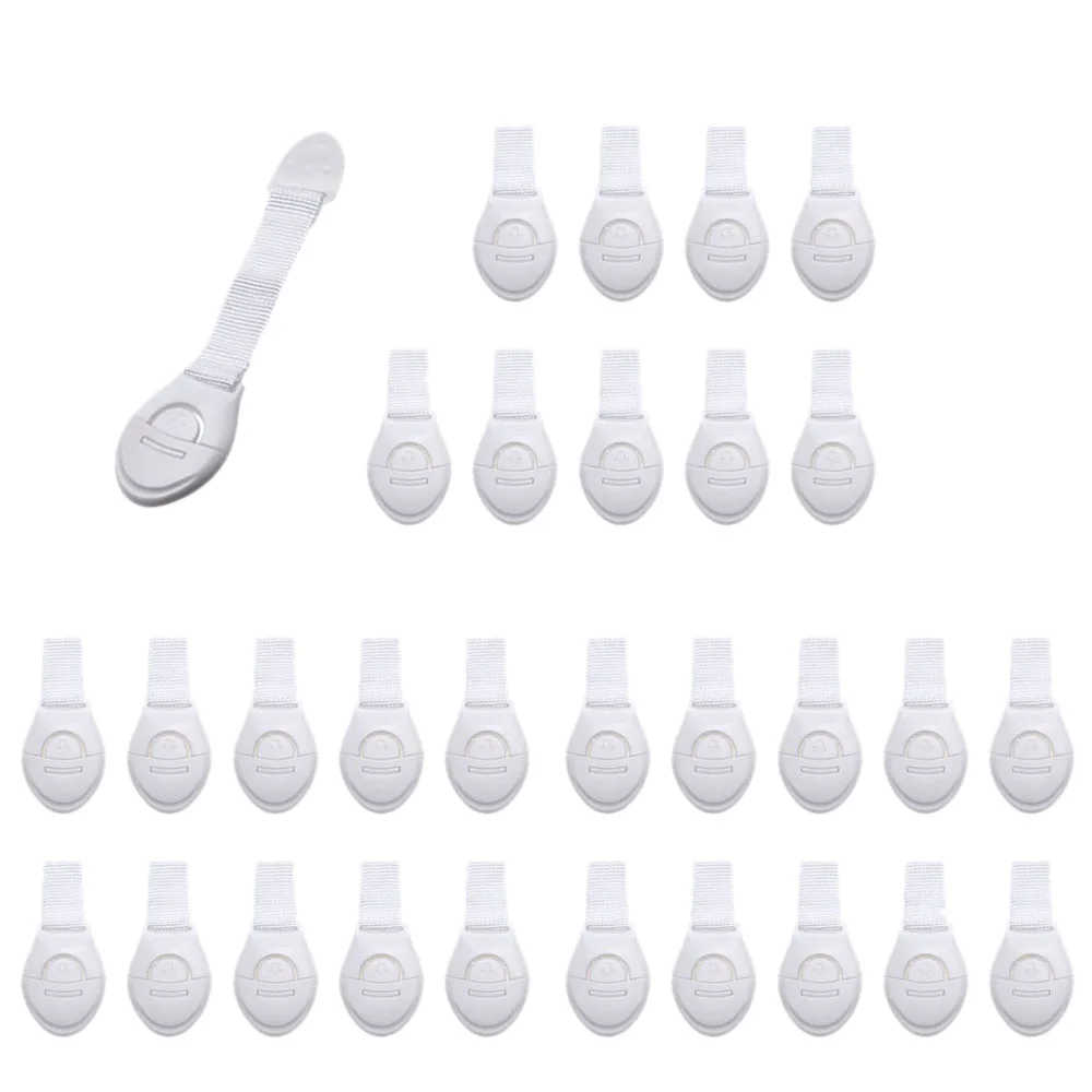 

30 PCS Window Door Stopper child lock Drawer refrigerator Lock bendy protection on windows door drawer security baby safe