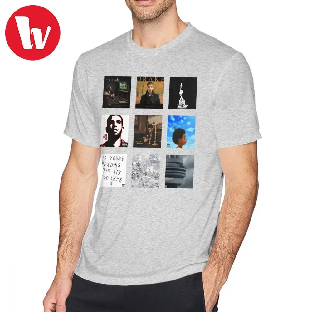 

Rihanna T Shirt Drake Album Art T-Shirt Short-Sleeve Casual Tee Shirt XXX Funny Cotton Men Graphic Tshirt