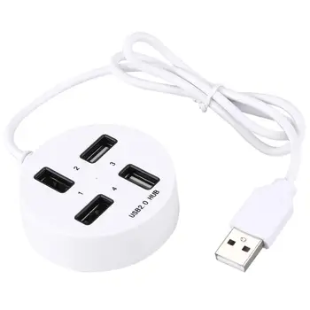 

Usb2.0 Hub Hub One For Four Usb Ports Round Usb Hub Splitter