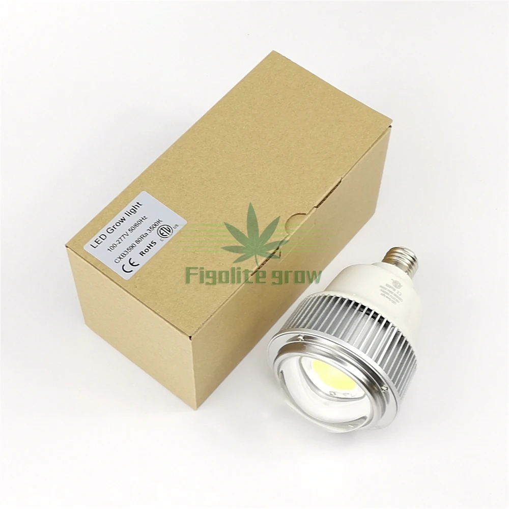 2 шт. Figolite grow 100W 3500K COB CXB3590 E27/E26 светодиодный светильник для выращивания