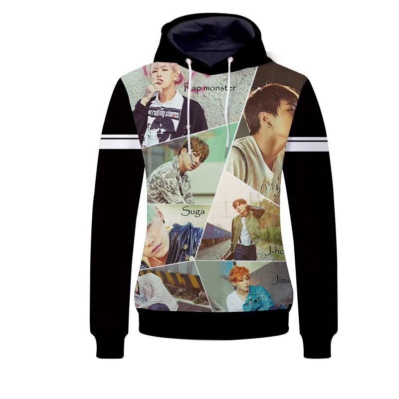 Kpop BTS GOT7 Blackpink NCT Sweatshirt Women Hoodie Jimin SUGA JUNG KOOK Jackson Bambam Fashion 3D Clothes oversized hoodie Kpop BTS GOT7 Blackpink NCT Sweatshirt Women Hoodie Jimin SUGA JUNG KOOK Jackson Bambam Fashion 3D Clothes oversized hoodie