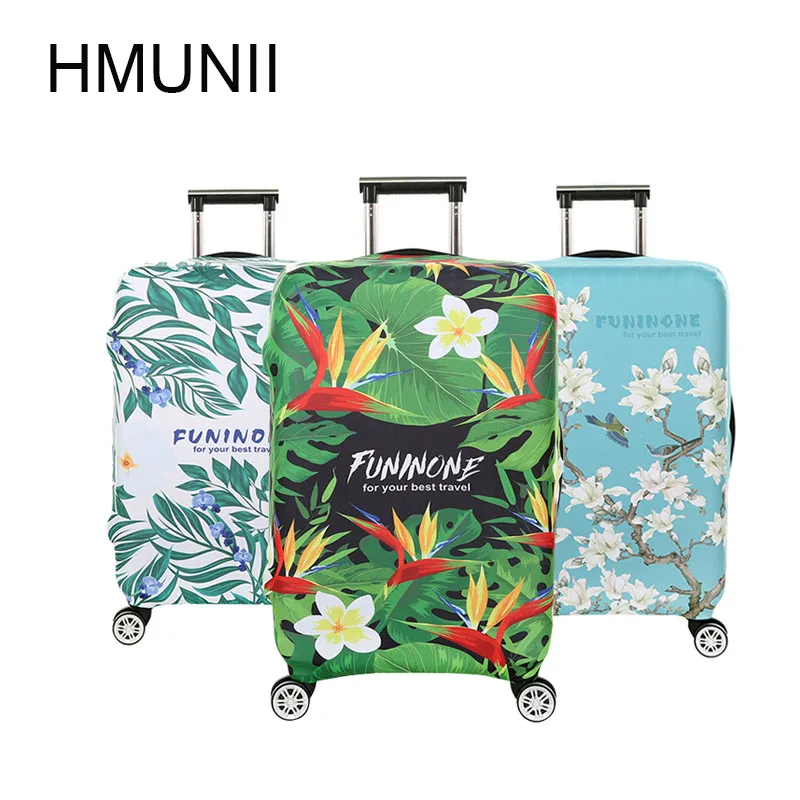 HMUNII, толстый дорожный защитный чехол на чемодан для багажника, чехол для 1"-32", Чехол для костюма, совершенно эластичный