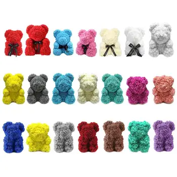 

Rose Bear Doll Wedding Bedroom Decoration Day Anniversary Birthday Present For Kids Gift