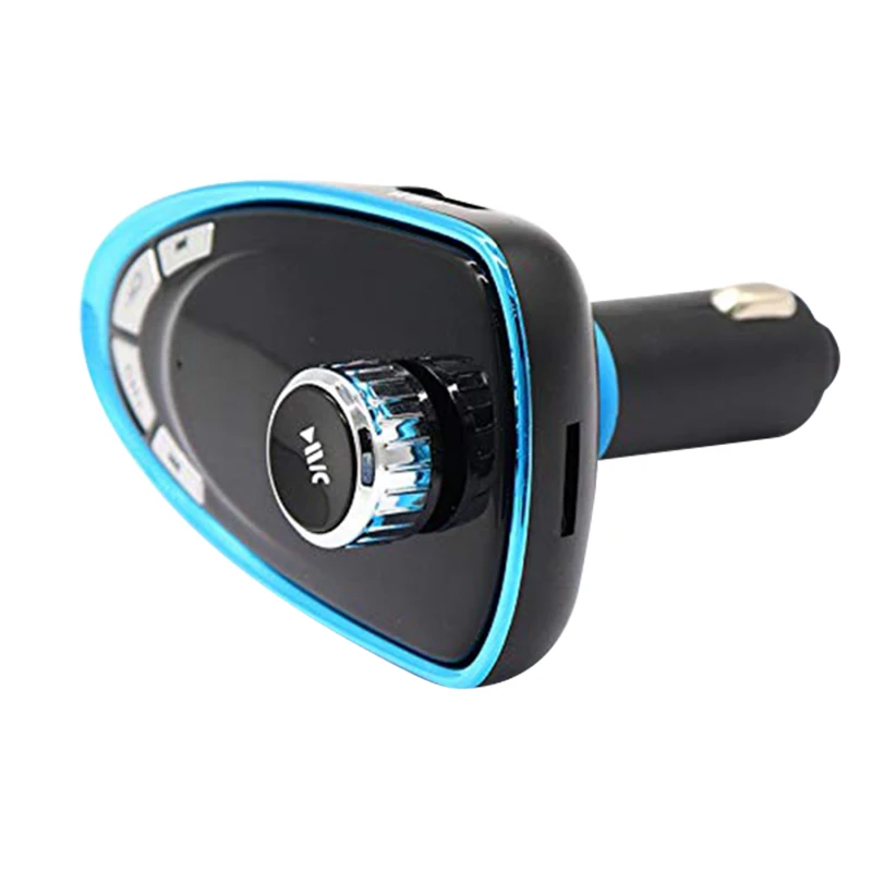 

A27 car bluetooth MP3 handsfree player dual USB bluetooth Car Kit FM Transmitter with 3.56mm aux audio