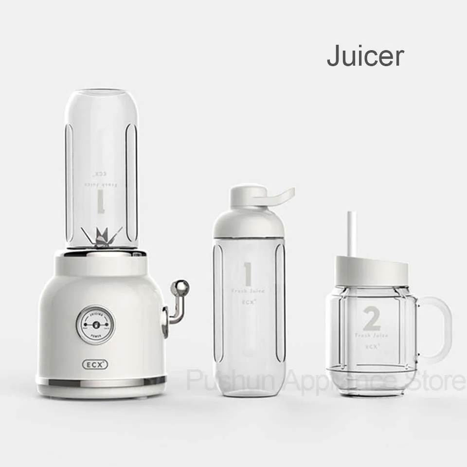 220v Retro Electric juicer household small portable juicer fruit vegetable lemon orange machine multi-functional food processor