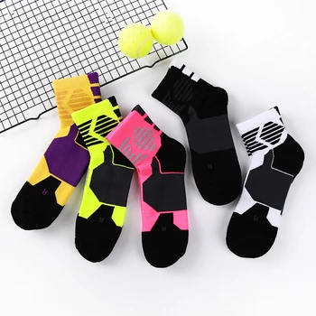 

1 Pair High Quality Men Socks Cotton Bamboo Fiber Classic Breathable Mesh Comfortable Hit Color Motion Socks Men