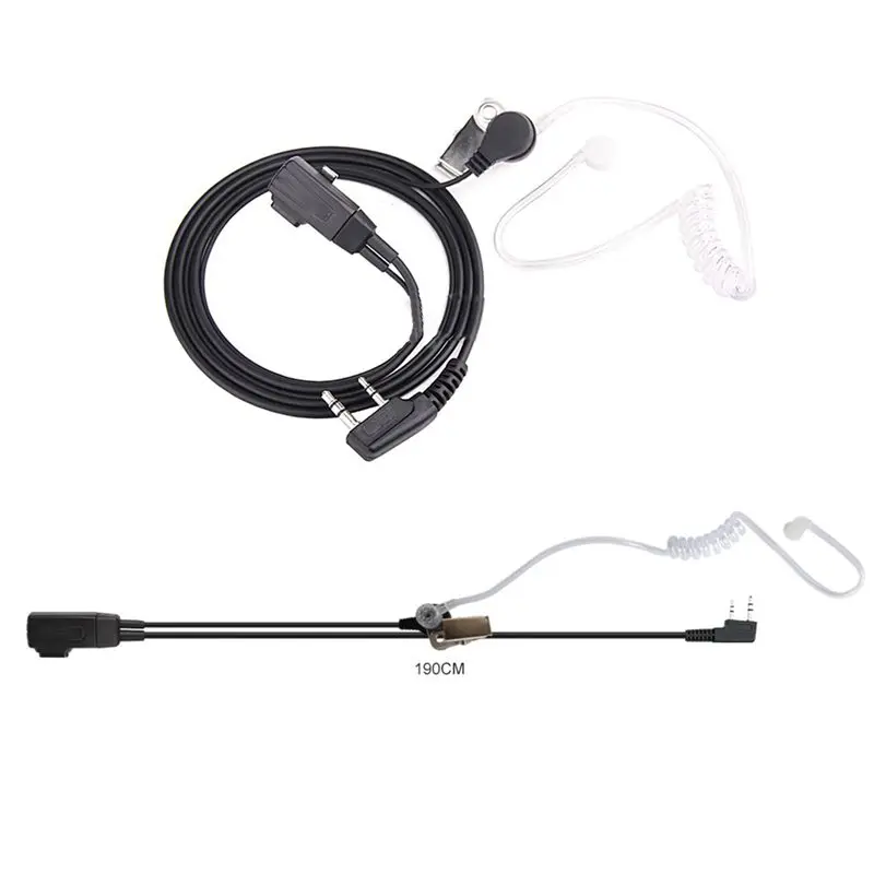 10PCS Accessories Air Acoustic Tube Headset Earpiece for Baofeng for Radio Walkie Talkie Headset for 888S UV 5R UV 82