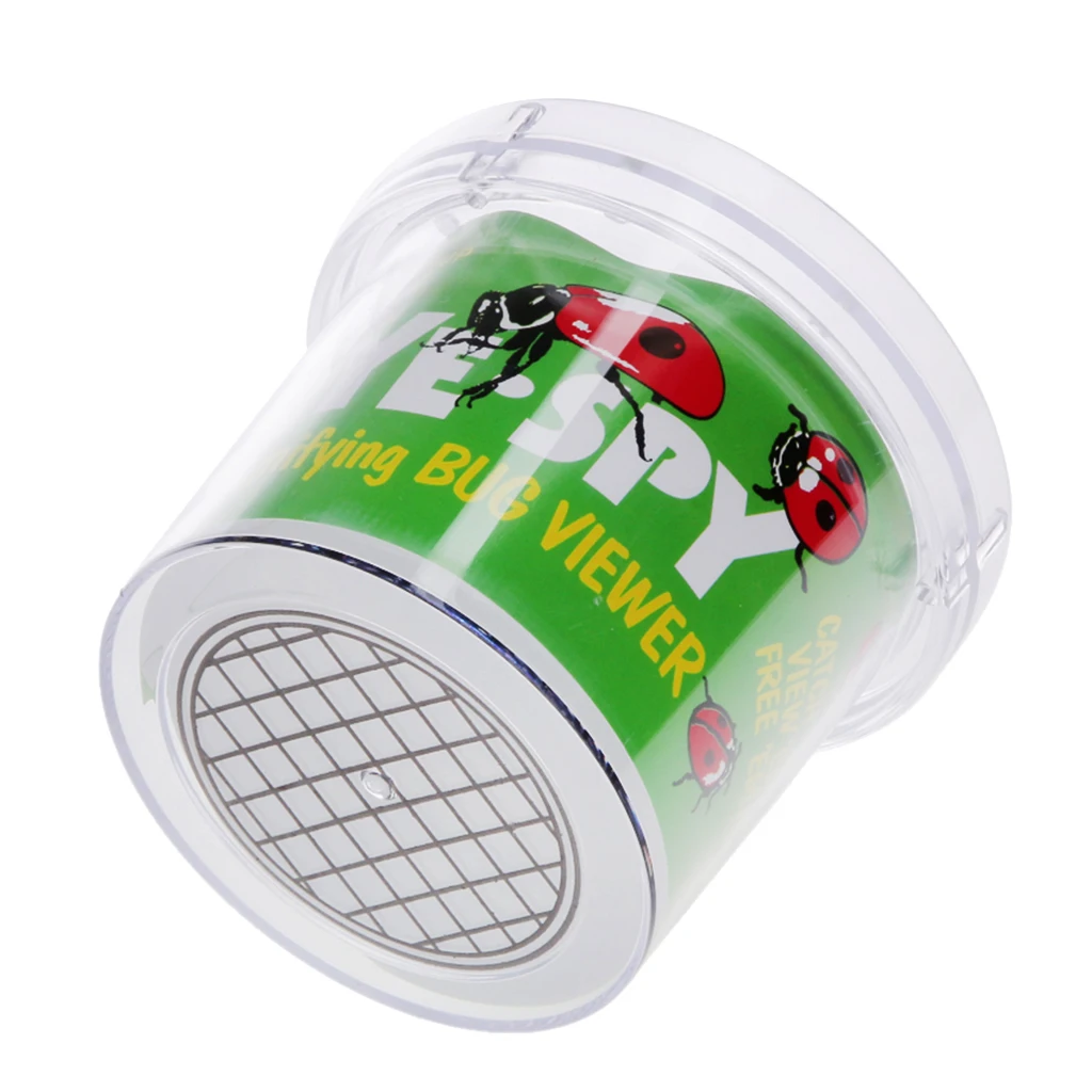 

Green Insect Viewer Locket Box Jar Magnifier Bug Magnifying Loupe Watch Toy Kids Outdoor Activity Observe Educational Toy Gift