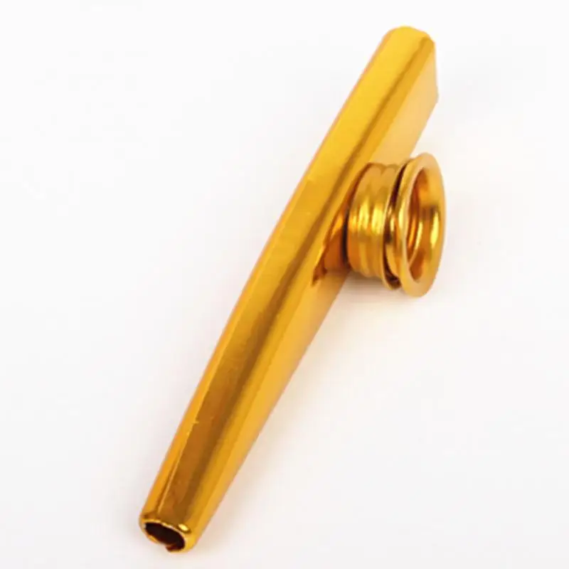 6 Colors/set Simple Design Lightweight Kazoo Aluminum Alloy Metal For Guitar Instrument Music Lovers Instrument 12*2.5cm
