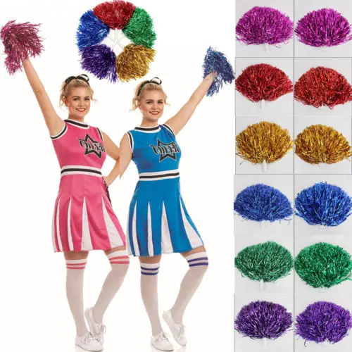 1 шт девушки группа поддержки Pom Poms черлидинг поддержка Танцевальная Вечеринка клубный Декор