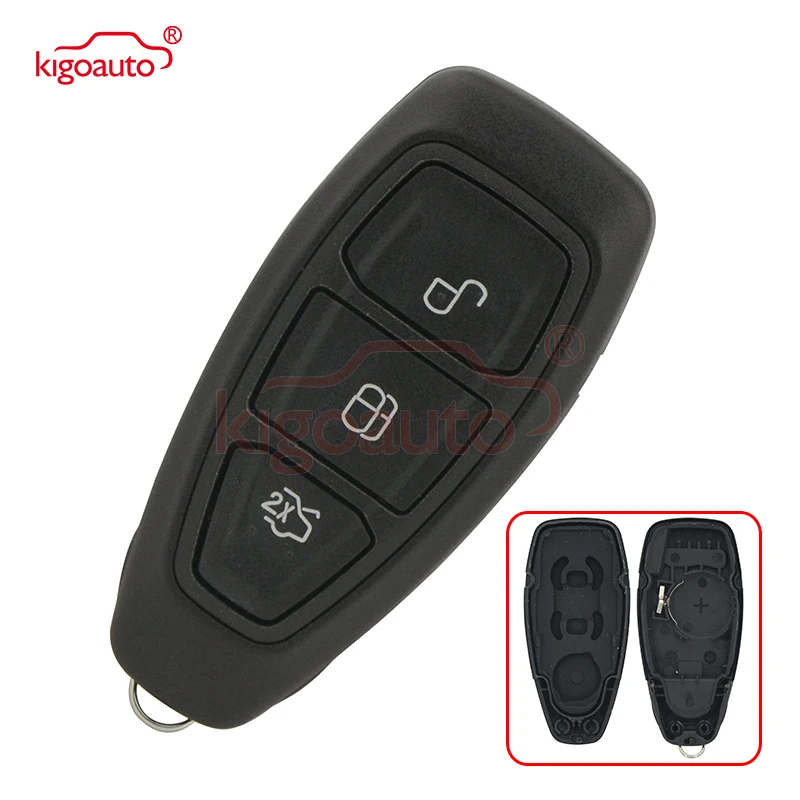 KIGOAUTO KR55WK48801 Smart Key Case Remote Shell 3 Button for Ford Kuga Fiesta Focus 2008 2010 2012