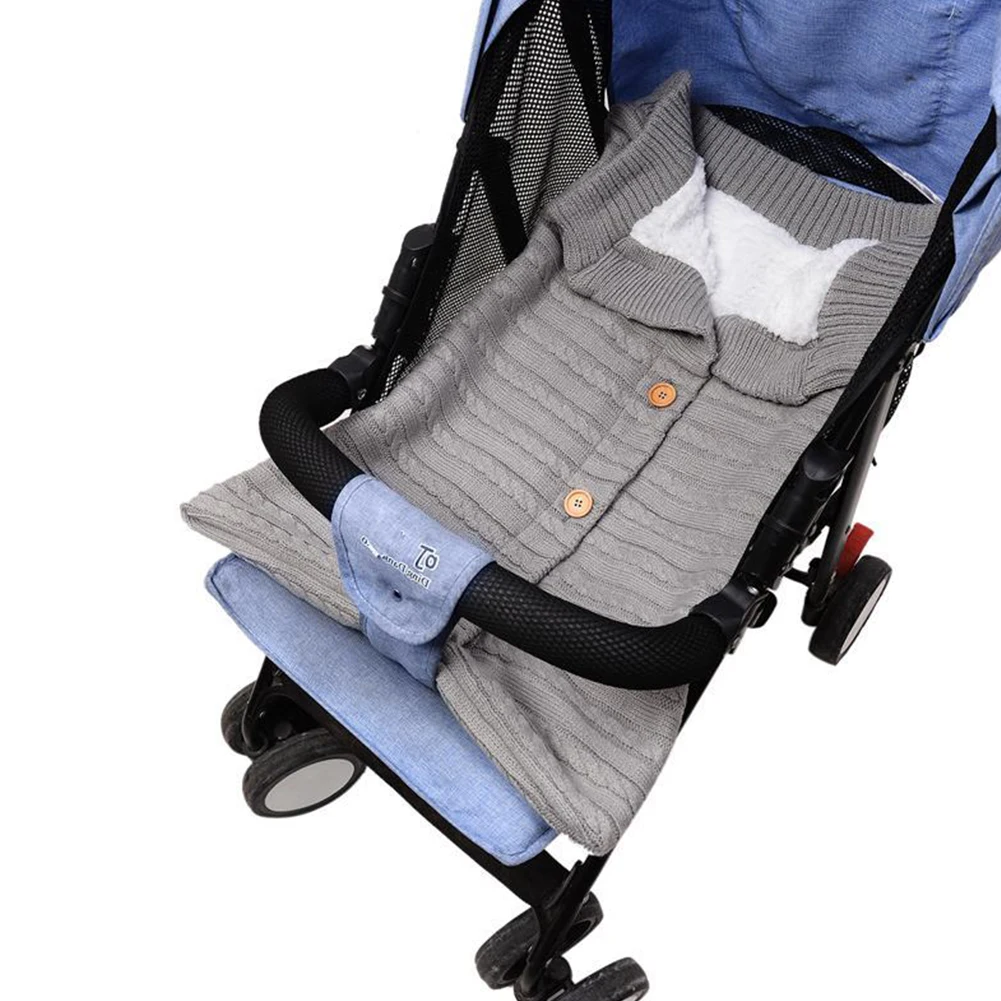 

Newborn Baby Sleeping Bags Cotton Knitting Envelope for Newborn footmuff for stroller sleeping winter