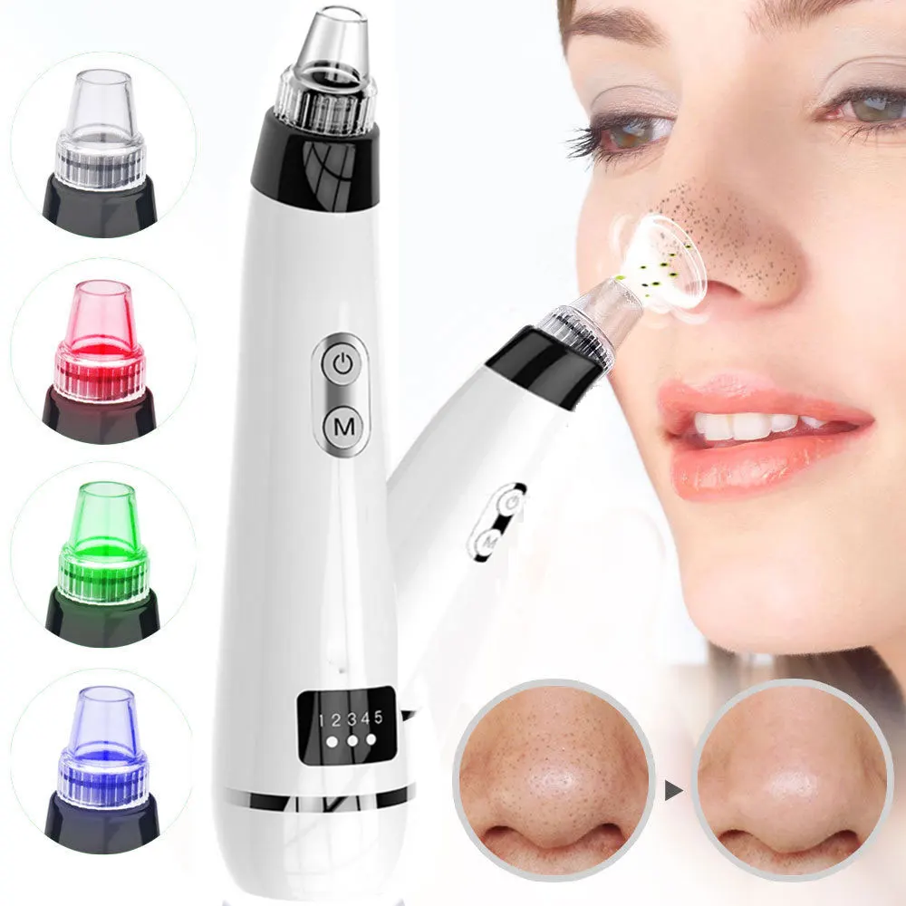 

Vacuum Electric Facial Pore Cleaner Pore Cleaner Cleansing Apparatus Blackhead Remover Comedone Acne Blackhead Zit Extractor