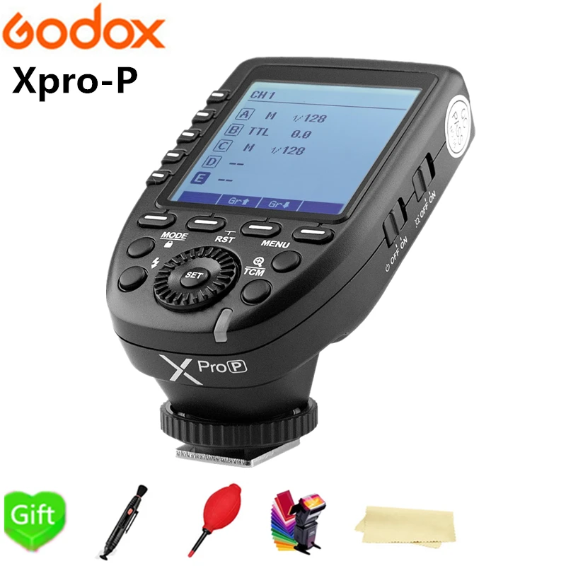 

Godox Xpro-P Trigger Transmitter TTL 2.4G Wireless X system High-speed with Big LCD Screen for Pentax K-1/645Z/K70/KP Cameras