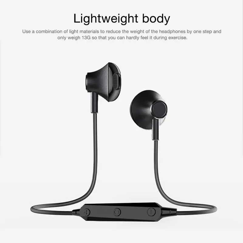 Спортивные Bluetooth наушники беспроводные стерео звук мини спортивные подходят для