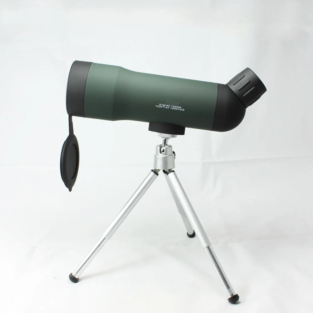 Монокуляр высокой четкости высокой мощности Пейзаж Птица Мини штатив 20x50 для наблюдения за птицами Открытый телескоп