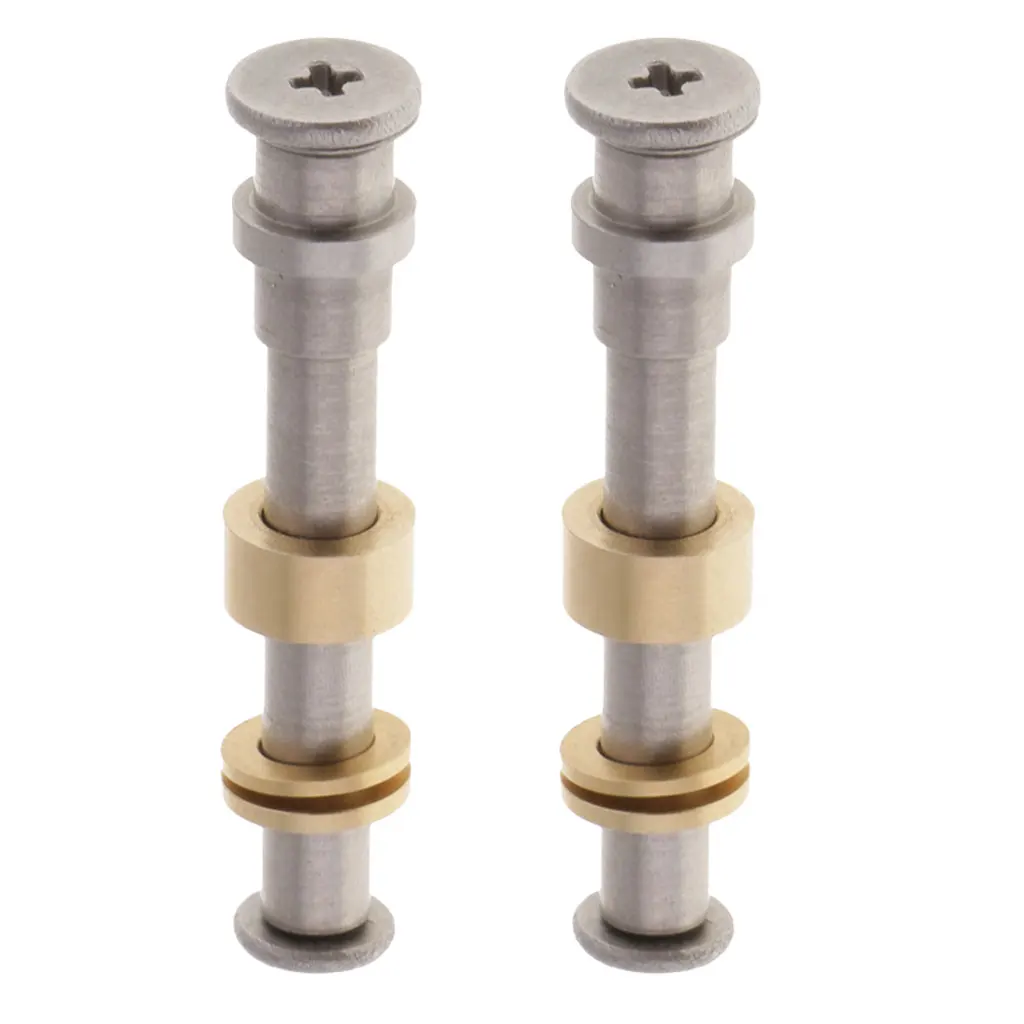 

2pcs Metal Reel Handle Knob Part Handle Shaft Knob Axle Pin With Bearings For Baitcasting Reel Handle