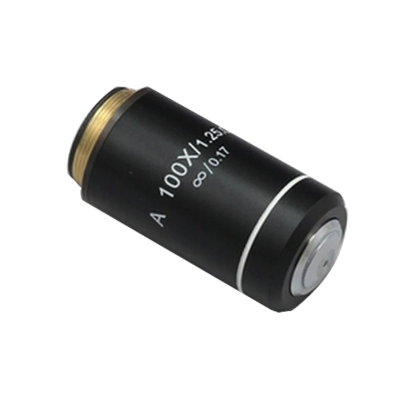 4X 10X 20X 40X 60X 100X Achromatic Infinity Objective Lens with RMS Mounting for Biological Microscope Zeiss Olympus Microscope