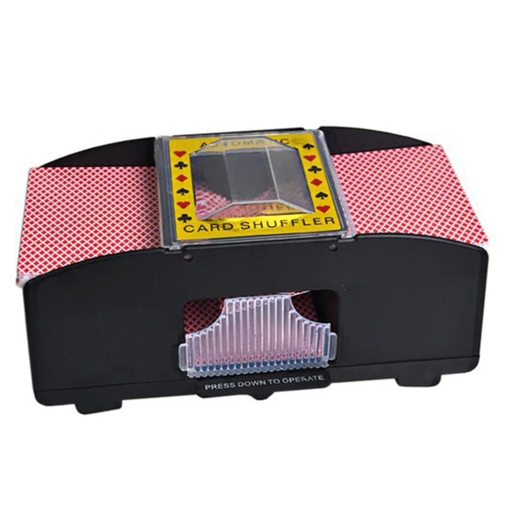 

Hot Automatic Poker Card Shuffler Battery Operated Casino Game Playing Shuffling Machine Advance Casino Robot For Women Men