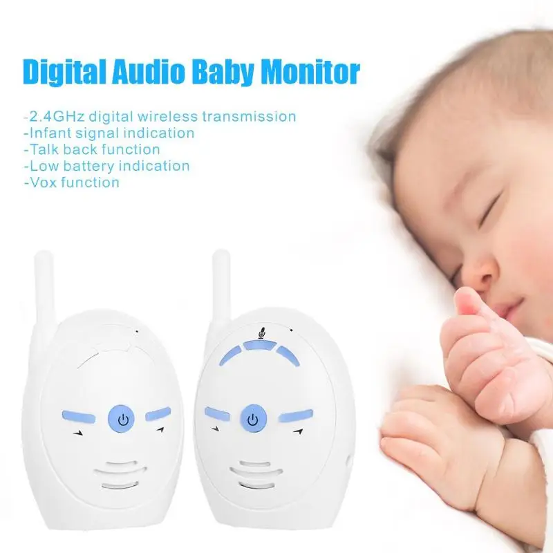 

V20 Wireless Baby Monitor Audio Radio Walkie Talkie Two-way Intercome Interphone for Parent Baby Walkie Baby security Smart