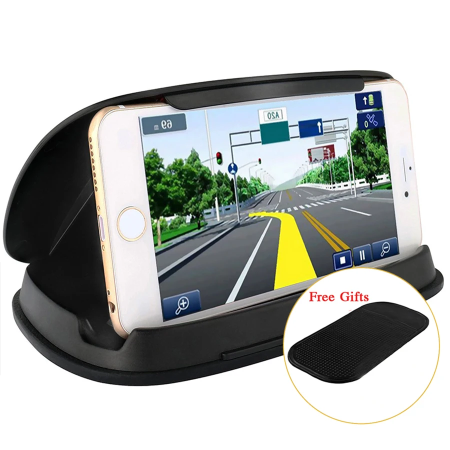 Универсальный держатель для GPS, автомобильные держатели для телефонов, для навигации, 3-6,8 дюймов+ Бесплатный подарок, Противоскользящий коврик и подставка для телефона