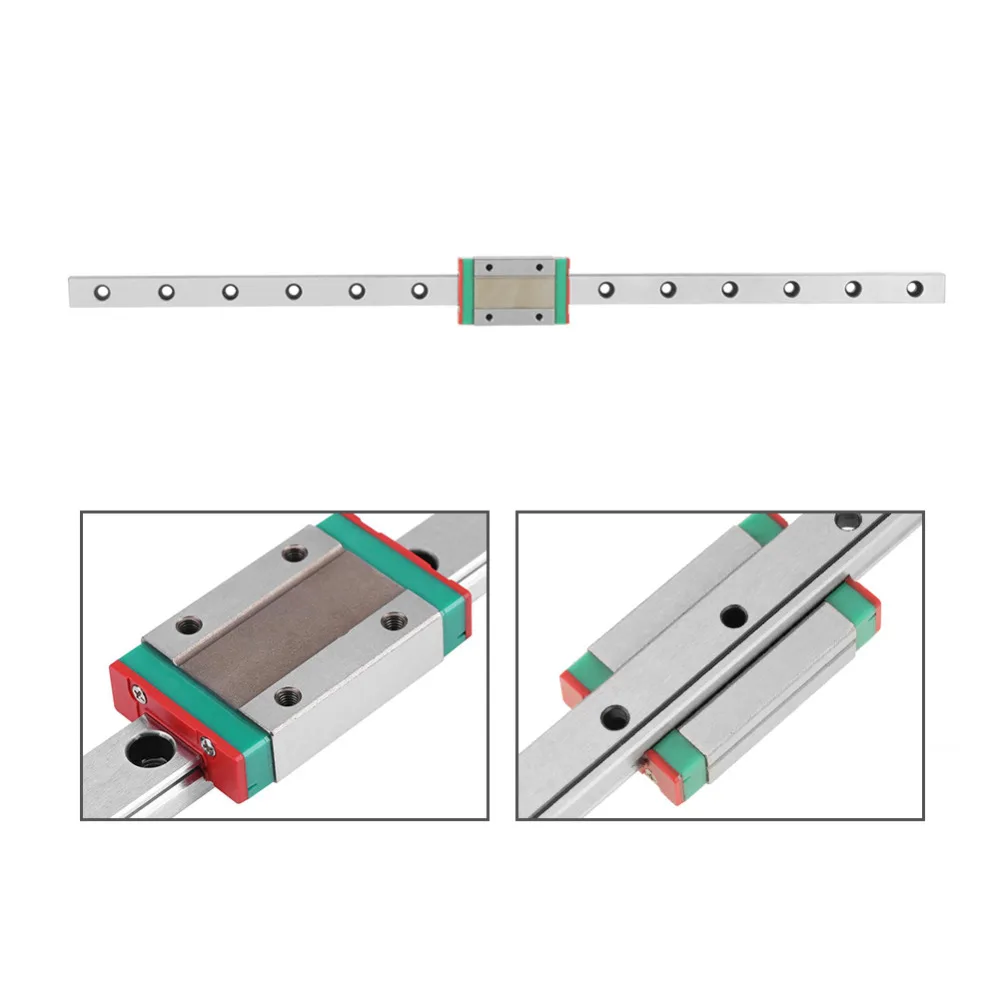 

Linear Rail Carriage MGN12H Miniature Linear Rail Guide 350mm Length 12mm Width + Slide Block