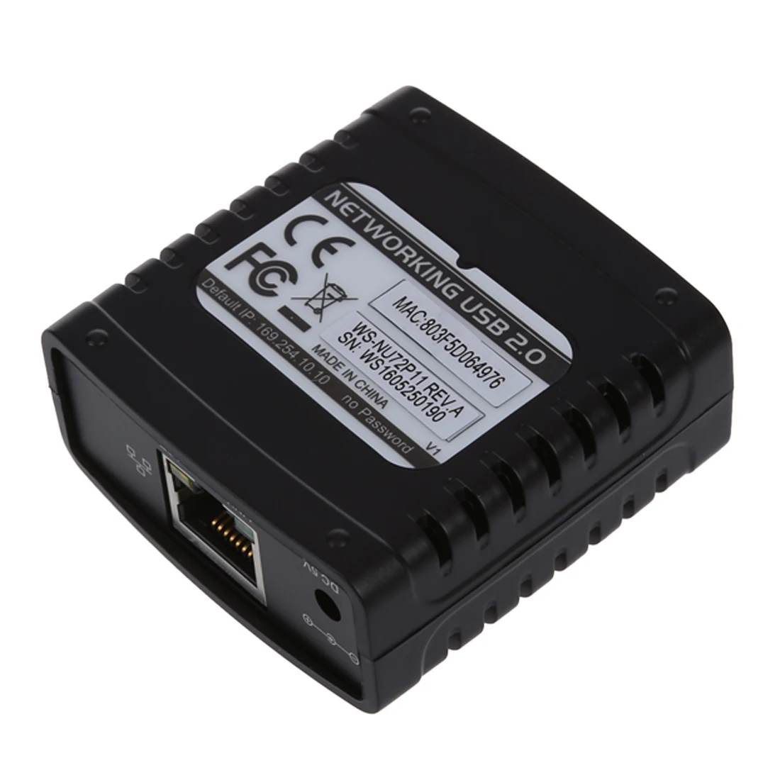 طباعة خادم USB 2.0 إيثرنت شبكة LPR ل LAN إيثرنت الشبكات طابعات حصة الأسود