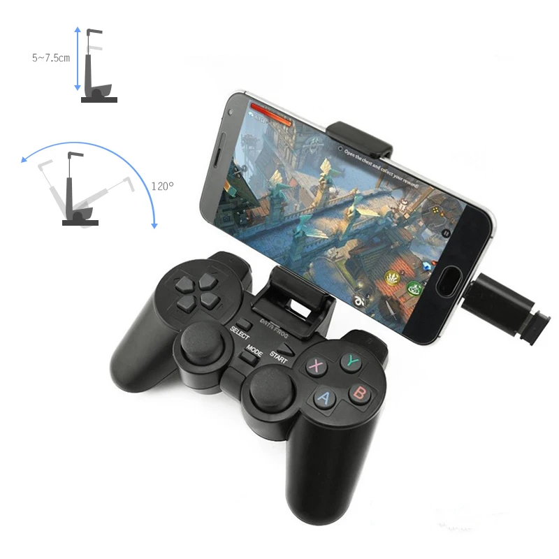 Беспроводной геймпад Data Frog для телефона Android/Pc/Ps3/Tv Box джойстик 2 4G игровой