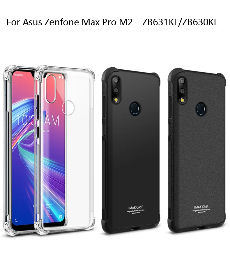 IMAK подушка безопасности чехол для Asus Zenfone Max Pro M2 M1 ZB631KL ударопрочный