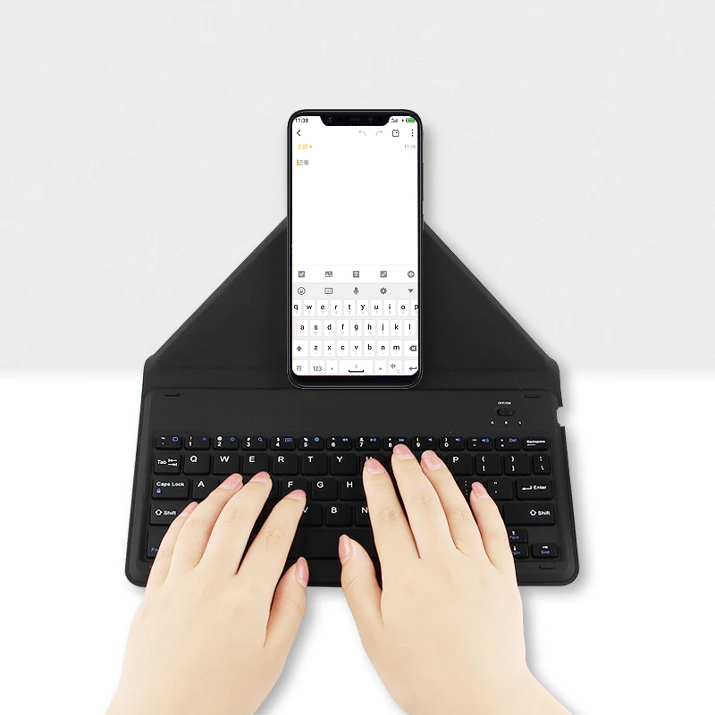 Bluetooth Keyboard For Xiaomi Mi 9 Mi9 SE 8lite Max 7 Mix2 red mi 5s RedMi 7 Note4 5A 4X Pro Mobile phone Wireless keyboard Case