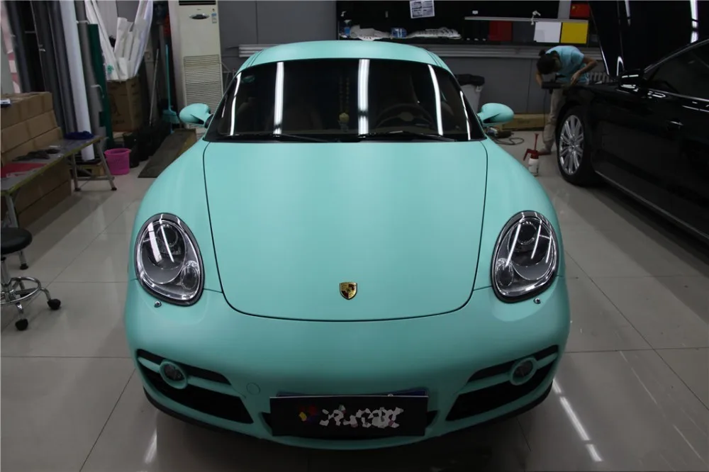 Матовая виниловая пленка для автомобиля защитная цвета жемчуга синего серого