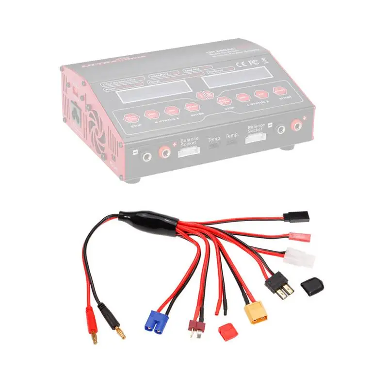 8/10 In 1 Lipo Battery Charger Multi Charging Plug Convert Cable For RC Car For Rechargeable Battery-powered Aircraft Model