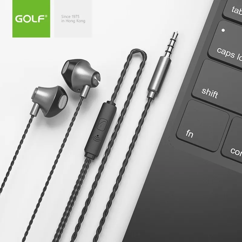 GOLF M17 Stereo Hearphones With Microphone Earbuds In-Ear Headset Bass Sound Music Earphone For Xiaomi Huawei Phone | Электроника