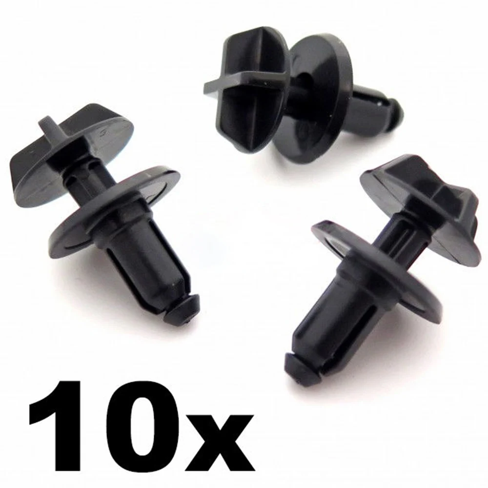

For Ford W716510-S300 10Pcs 7mm Hole Bumper Wheel Arch & Radiator Grille Clips Car Clips Fender Bumper Shield Retainer