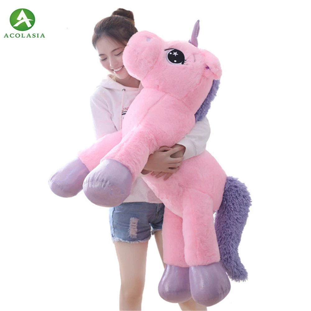 

80 Cm Unicorn Stuffed Toy Plush Soft Toy Of Popular Cartoon Doll Toy Unicorn Stuffed Animal Toys For Children
