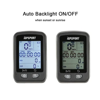 

iGPSPORT GPS Computer Waterproof IPX6 Auto Backlight Screen Wireless Speedometer Bicycle Digital Stopwatch With Mount
