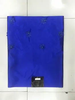 

Wholesale Hottest Sego headtie with applique flower model Head Gear Sego Gele & Ipele HeadTie Wrapper 2pcs/set 17colours blue