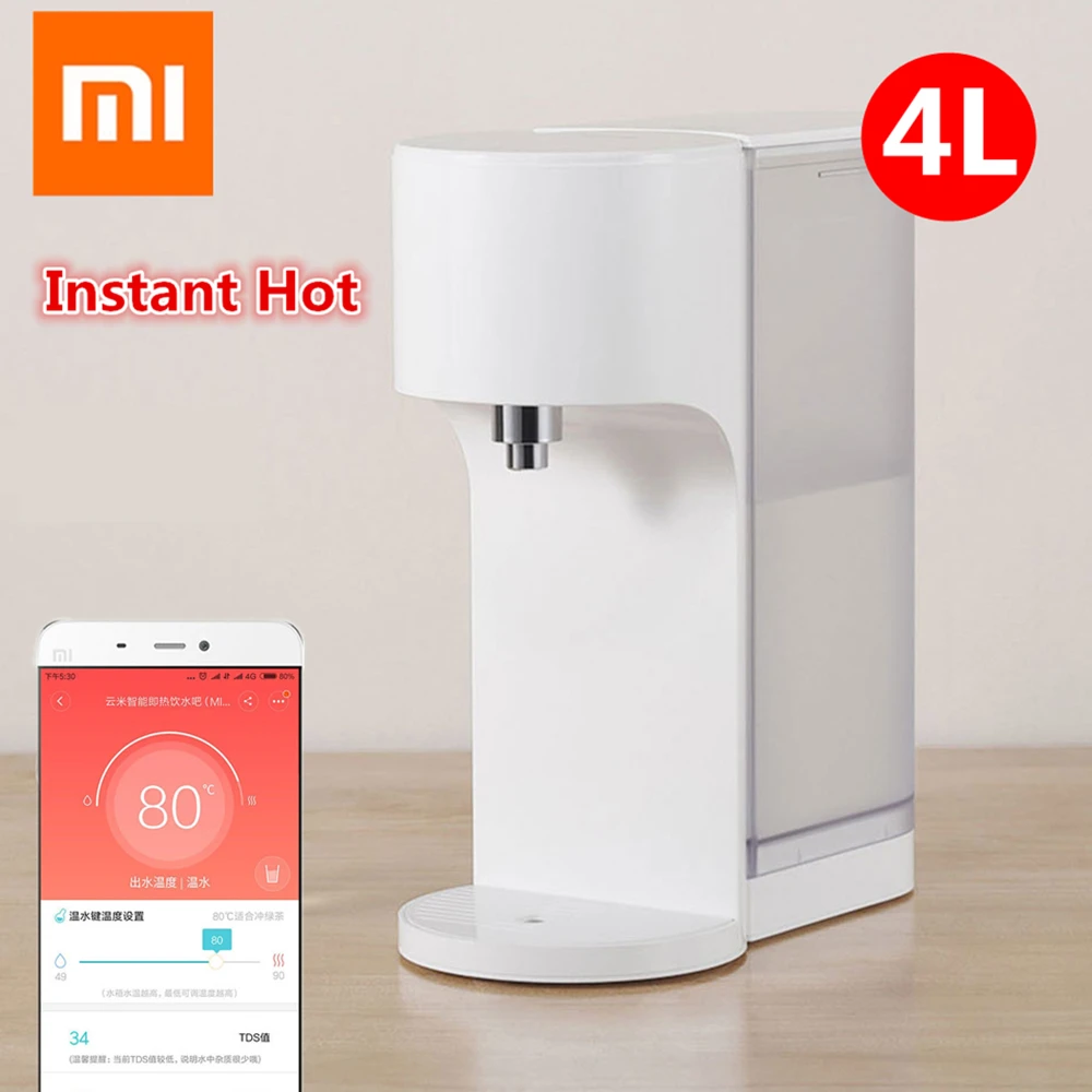Xiaomi VIOMI APP Control 4L Smart Instant Hot Water Dispenser Water-Quality Indes Baby Milk Partner Heater Drinking Water Kettle Xiaomi VIOMI APP Control 4L Smart Instant Hot Water Dispenser Water-Quality Indes Baby Milk Partner Heater Drinking Water Kettle