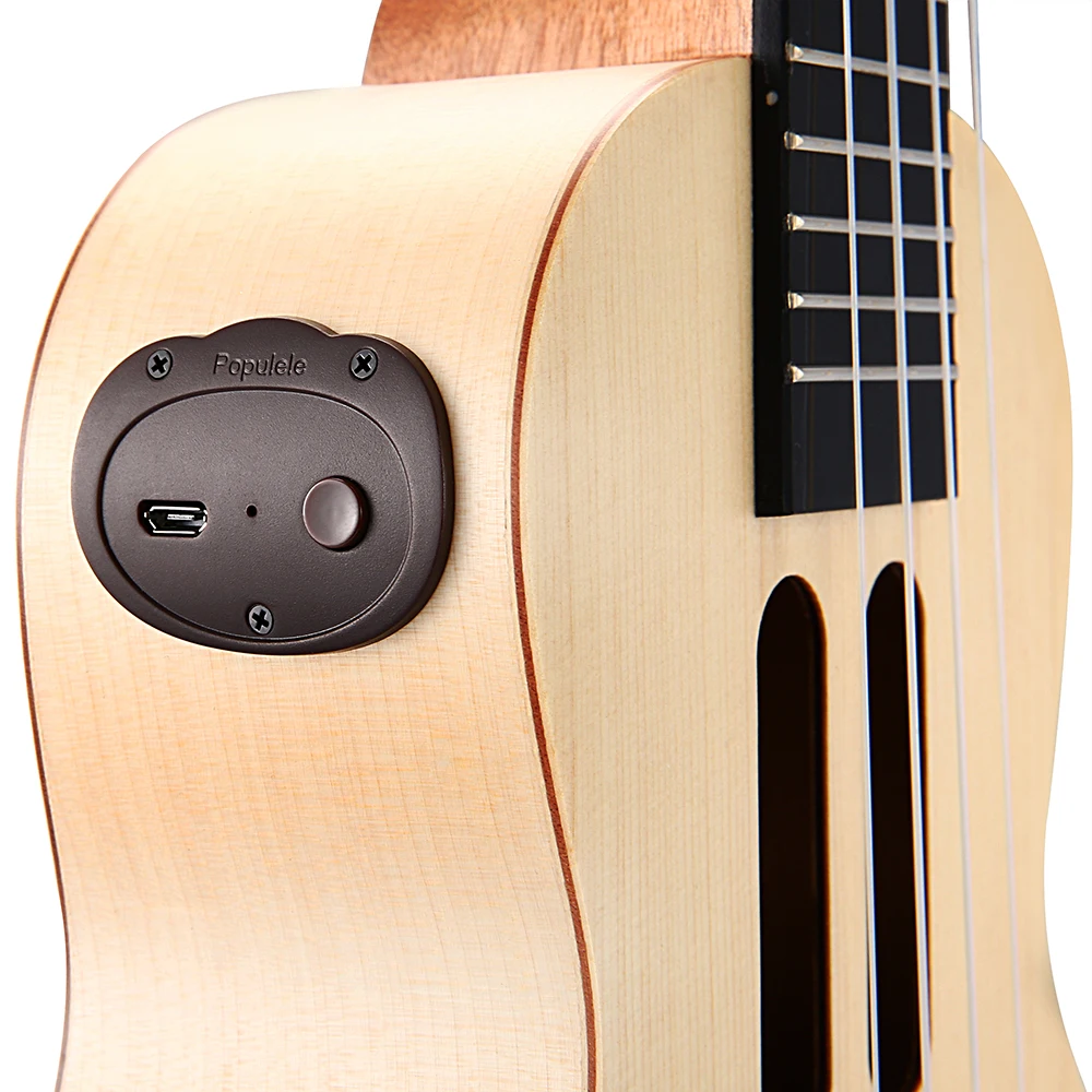 Populele U1 23 Inch Smart Ukulele APP Teaching LED Guidance Bluetooth USB Intelligent Switch Learning Tool For Beginners