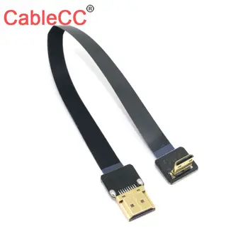 Xiwai FPV thin hdmi Flat cable Gold Plated Plug Male-Male HDMI Cable 1080p 3D for Multicopter Aerial Photography 1080p gold plated hdmi v1 3 male to male cable black 1 5m