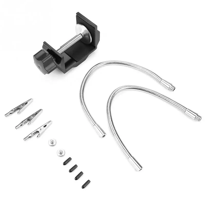 Universal Metal Arm Electric Iron Holder Solder Station Clamp for Diy