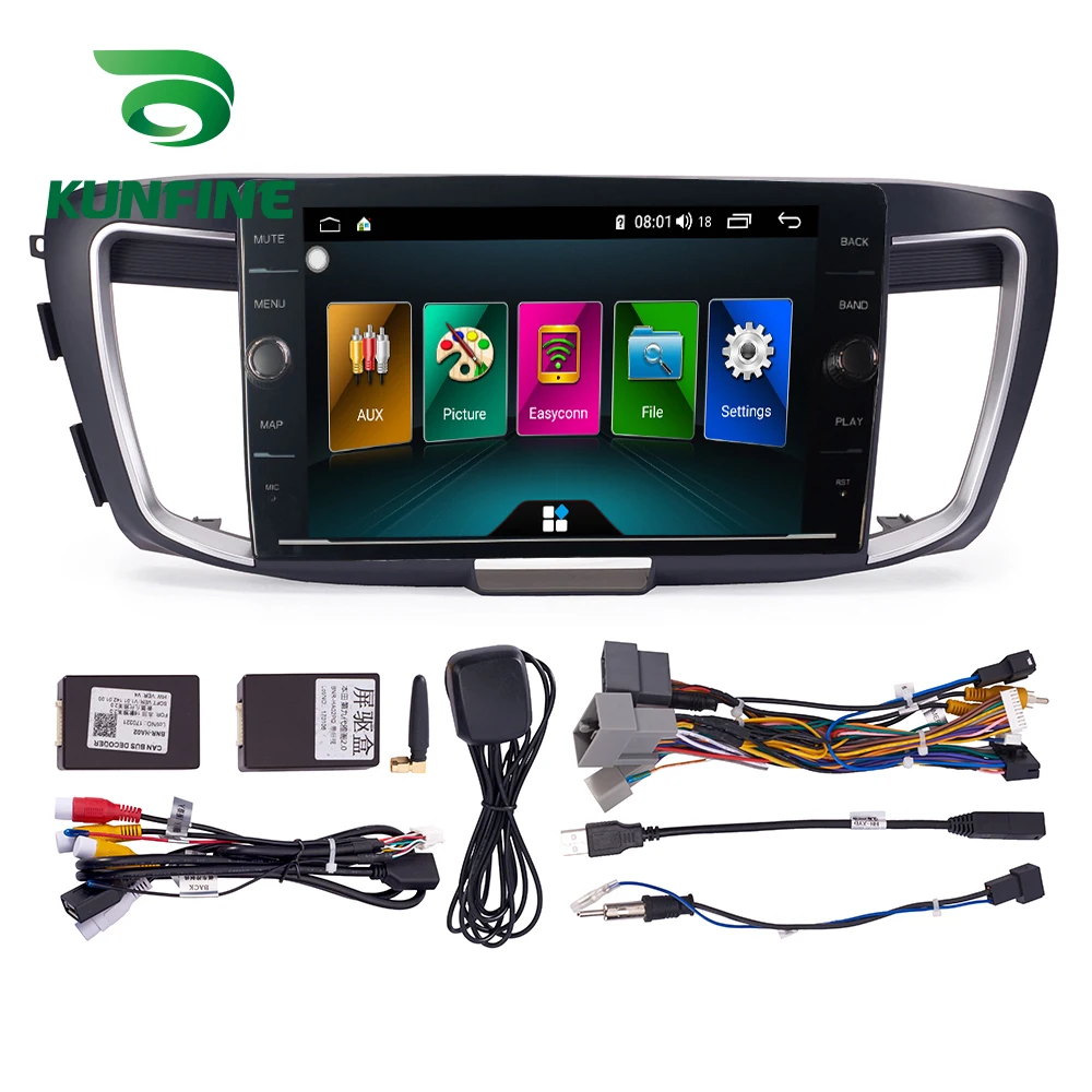 Perfect Octa Core ROM 64GB Android 8.1 Car DVD GPS Navigation Player Deckless Car Stereo For Honda Accord 2014-2017 Radio Headunit 5