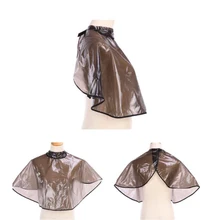 Шаль для стрижки волос накидка для парикмахерской EVA Регулируемая мягкая легкая водонепроницаемая прочная Парикмахерская накидка