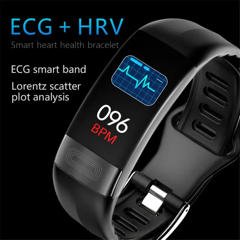 

P11 Smart Bracelet ECG Heart Rate Blood Pressure ECG HRV Health Index Detection IP67 Waterproof Fitness Sport Wrist Band