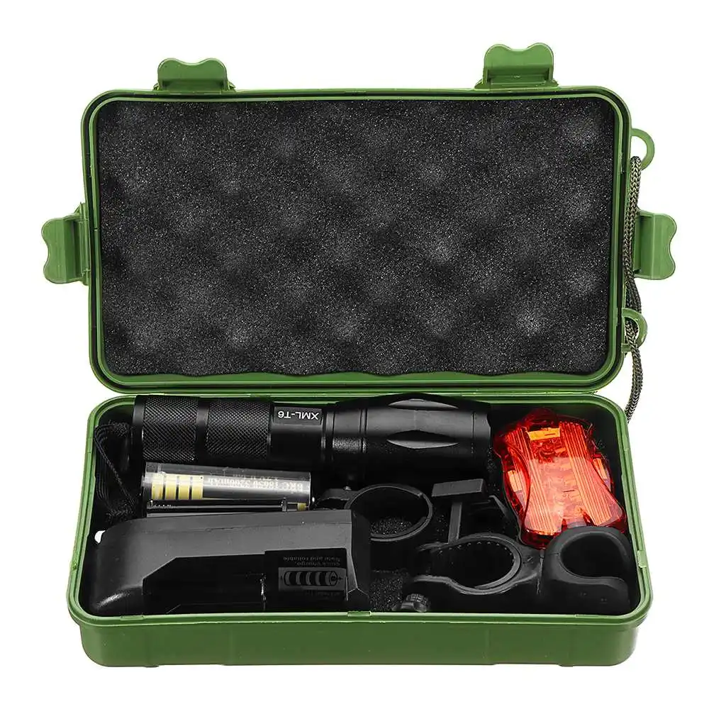 

XANES A100 T6 800LM Tactical Flash light 5Modes Brightness Zoomable Tactical LED Flashlight Suit Lanterna LED Torch Flashlights