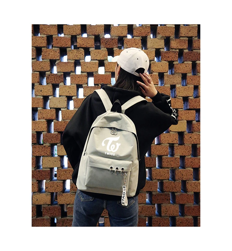  Newest Blackpink Exo Ullzang Backpack Bag Got7 Twice Monsta X Wanna One Stray Kids Schoolbag Txt Ba - 32963164964